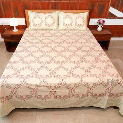 Heritage Verdant Trellis Bedsheet