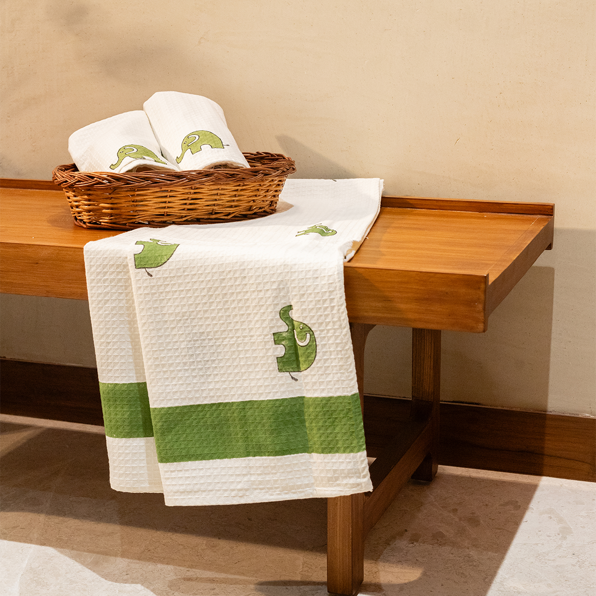 Green Safari Towel Set