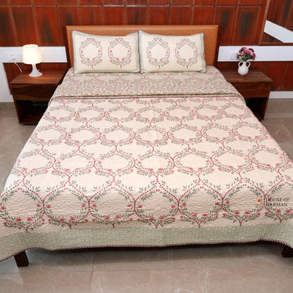 Heritage Verdant Trellis Bedcover