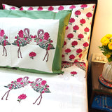 The Flamingo Pair Bedsheet