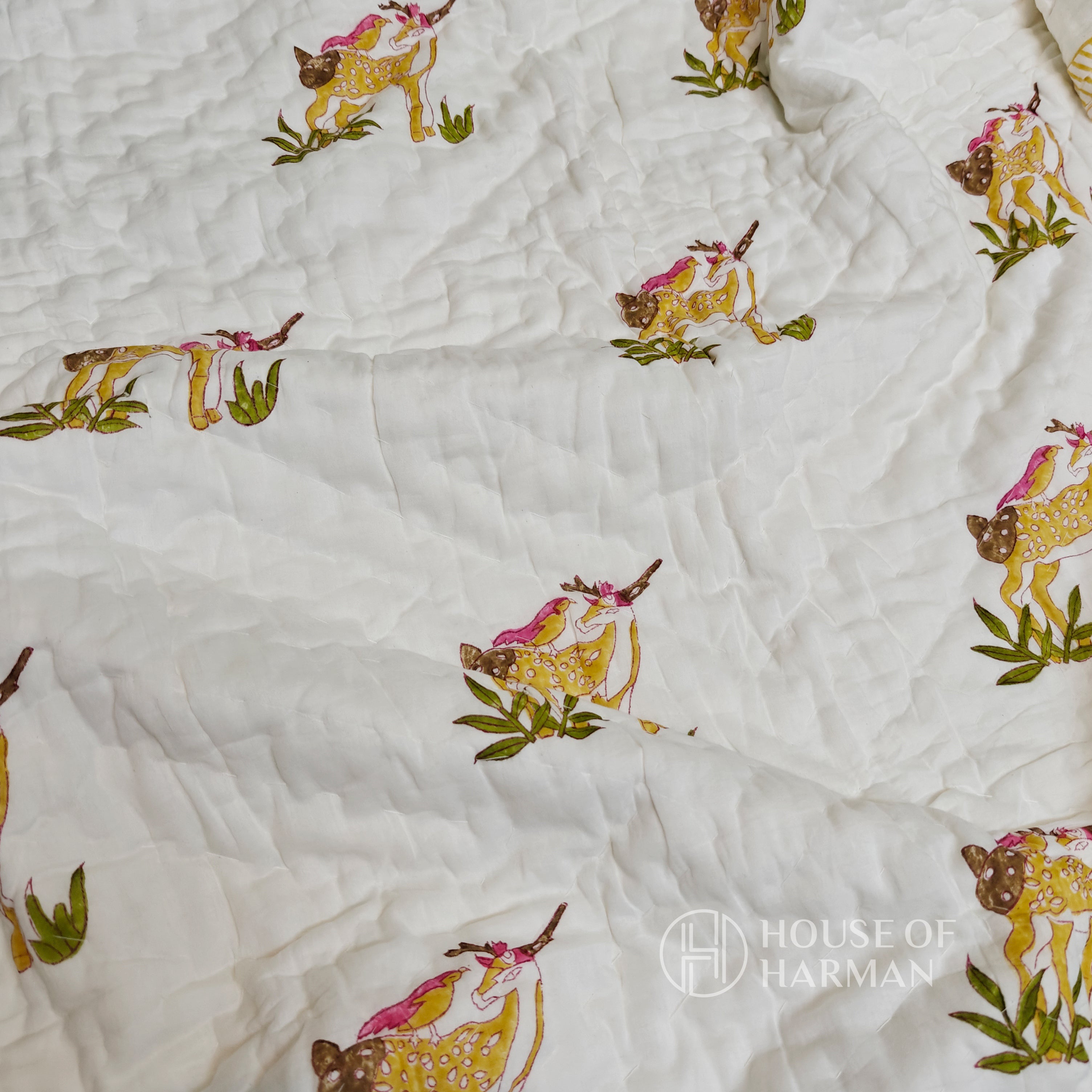 Fawn and Feather Quilt