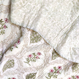 Jade Blossom Jaal Quilt