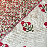 Red Wildpoppy Fields Quilt