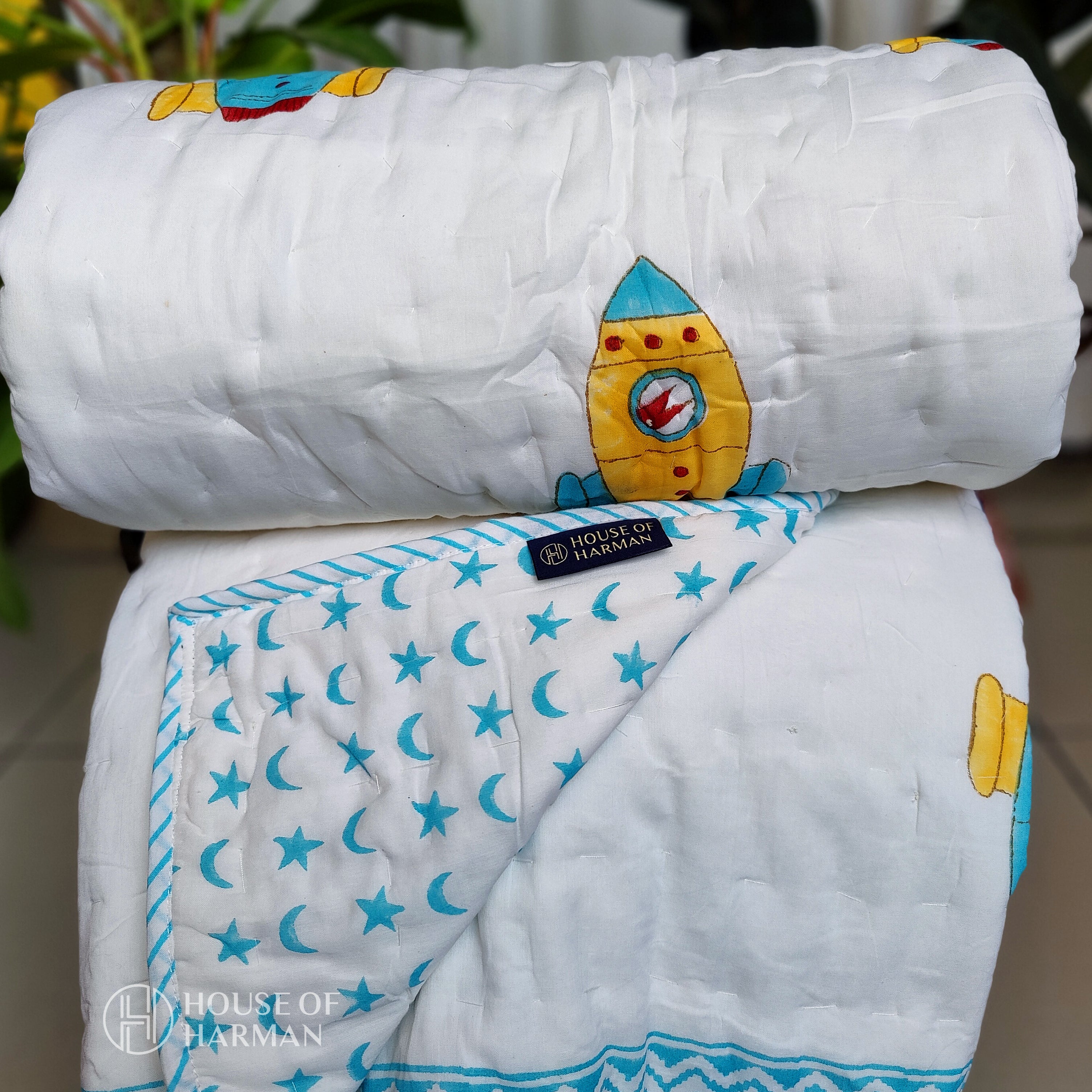 Cosmic Adventure Baby Quilt