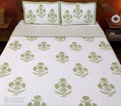 Emerald Wildpoppy Dreams Bedcover