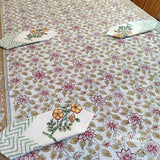 Garden Whispers Table Cover (With Cotton Napkins)