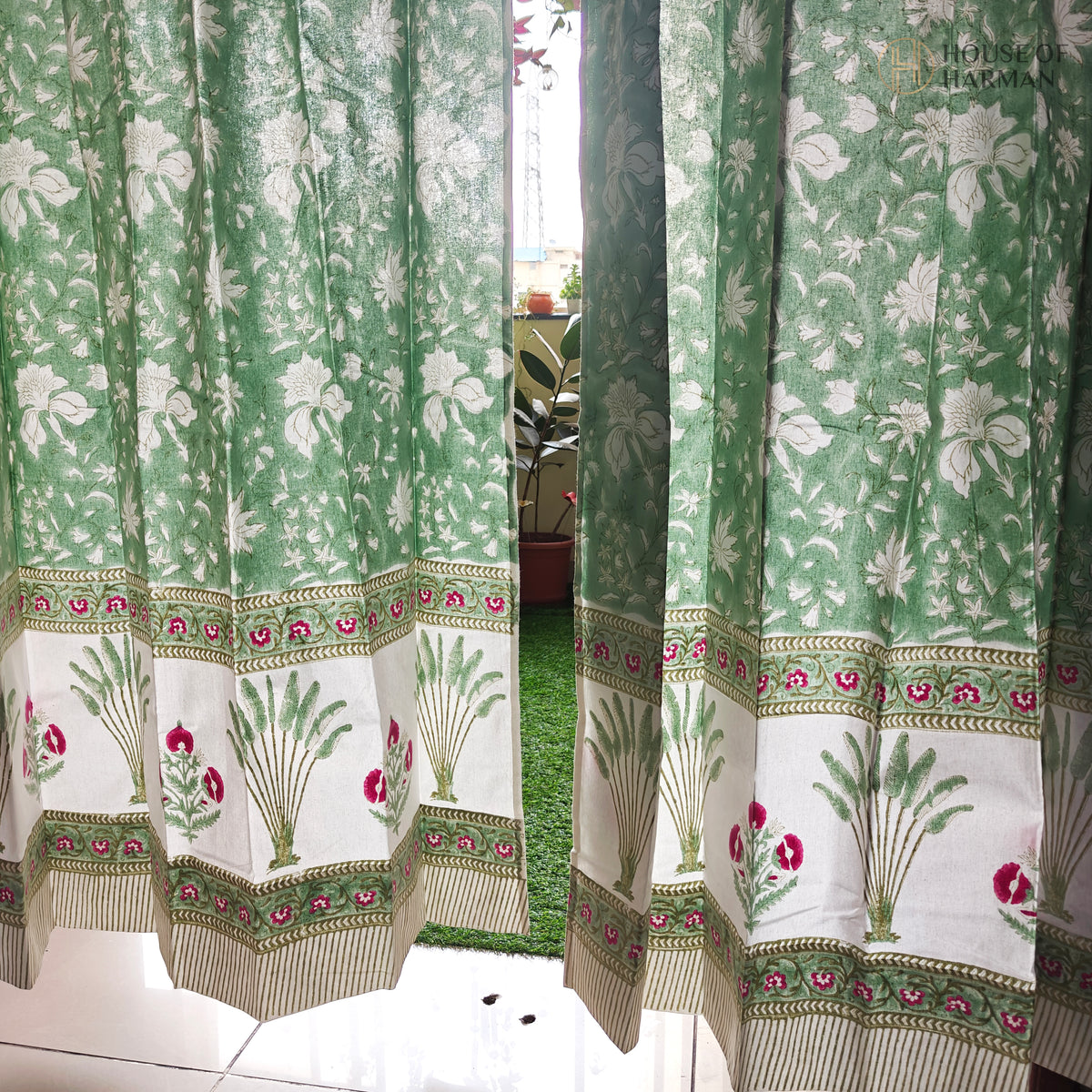 Block Print Curtain