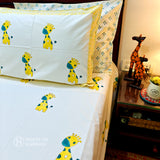 Giraffe Giggles Bedsheet