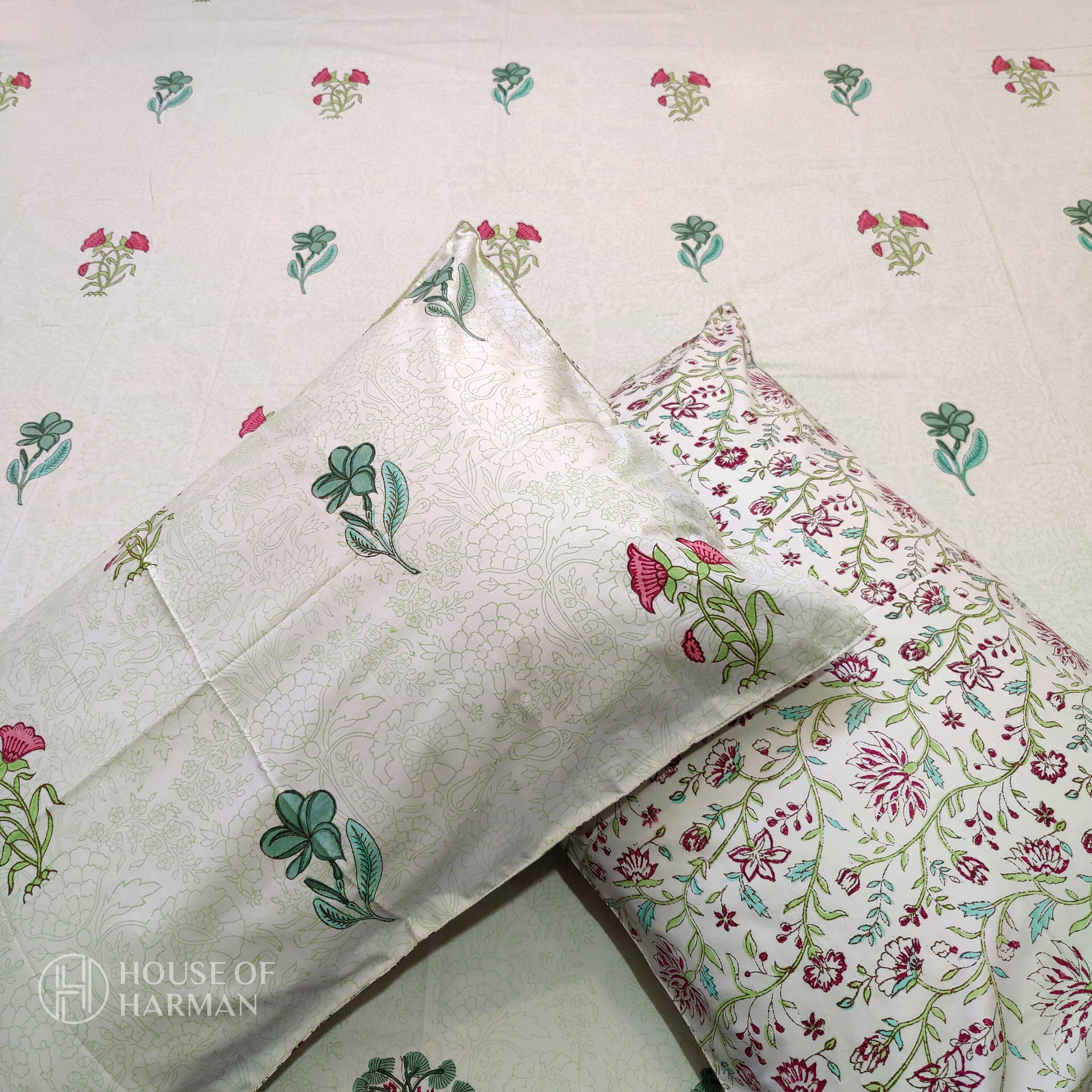 Sand Floral Whisper Bedsheet