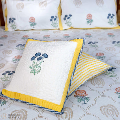 Elysian Floral Arches Bedsheet - HOUSE OF HARMAN