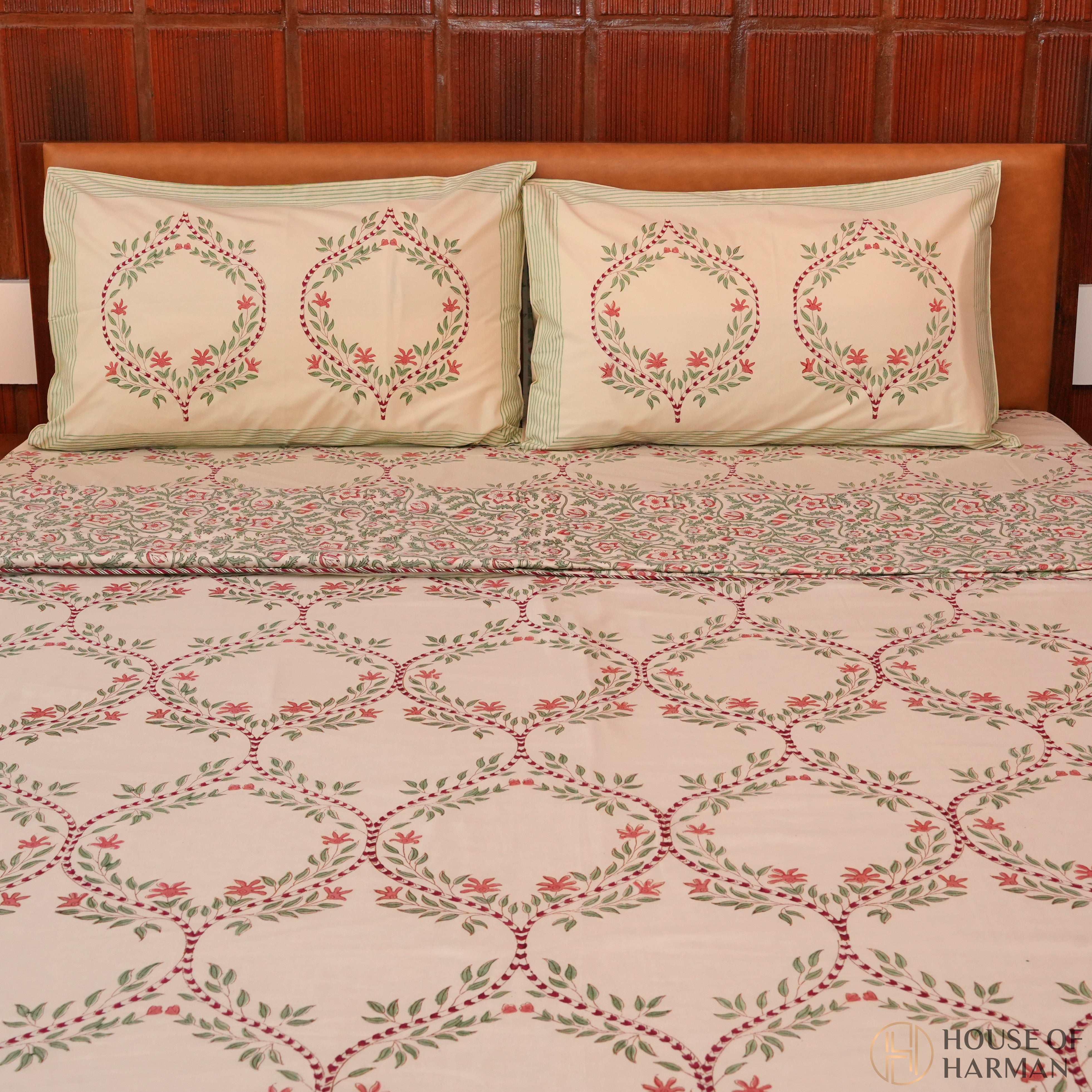 Heritage Verdant Trellis Dohar - HOUSE OF HARMAN