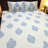 Bluebell Elegance Bedsheet and Quilt