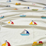 Little Voyager Sail Bedsheet and Dohar