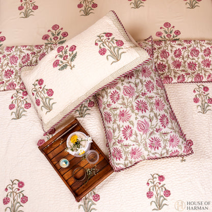 Royal Blossom Charm Bedcover