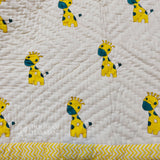 Giraffe Giggles Baby Quilt