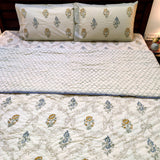 Desert Botanical Bliss Bedsheet and Quilt