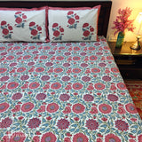 Vintage Rosewood Delight Bedsheet