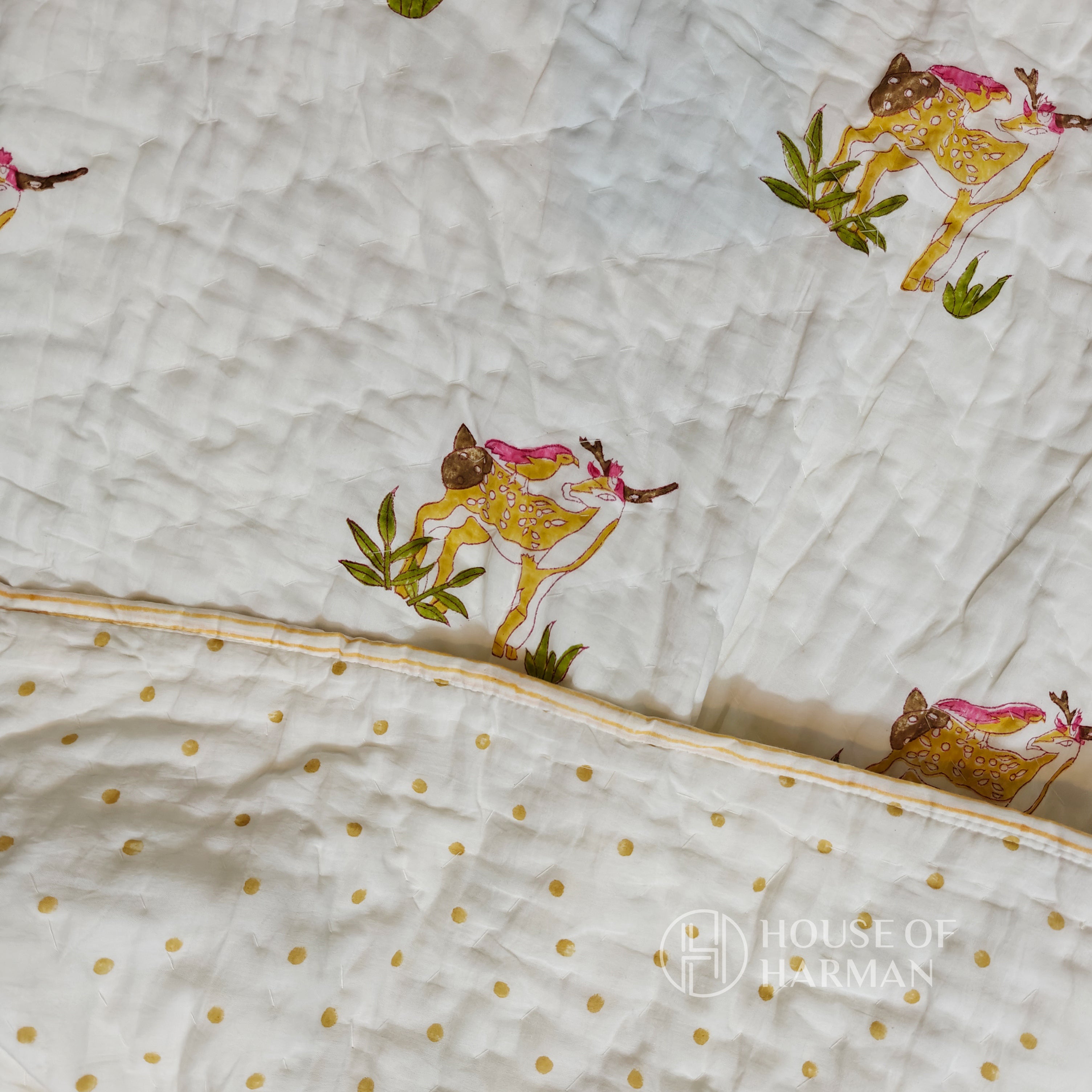 Fawn and Feather Quilt