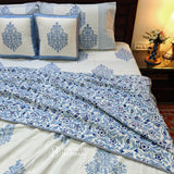 Bluebell Elegance Bedsheet and Dohar