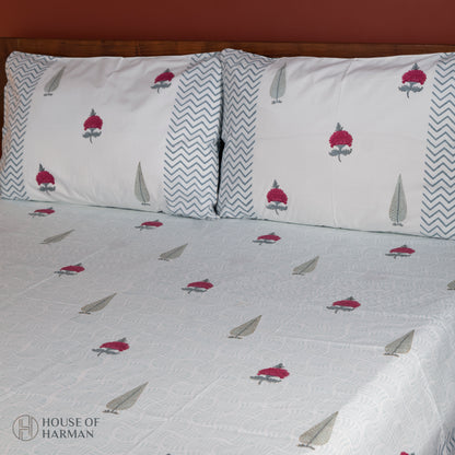Floral Mirage Bedsheet