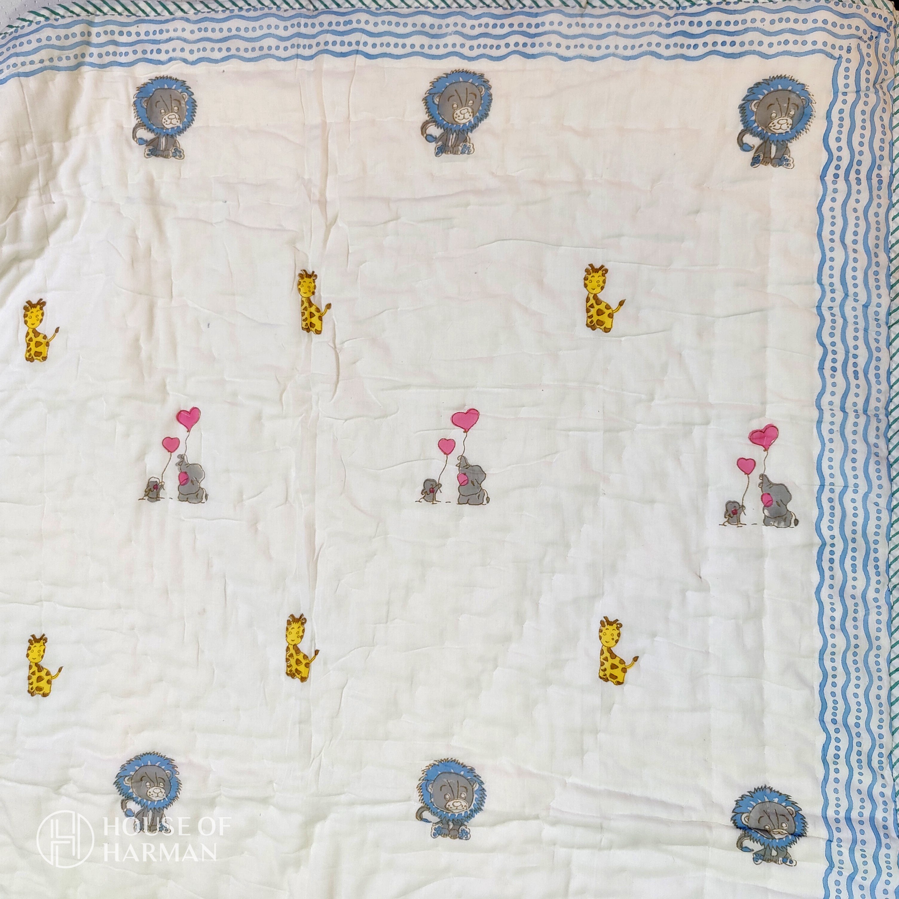 Safari Snuggles Baby Quilt