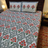 Valley of Flowers Bedsheet and Dohar