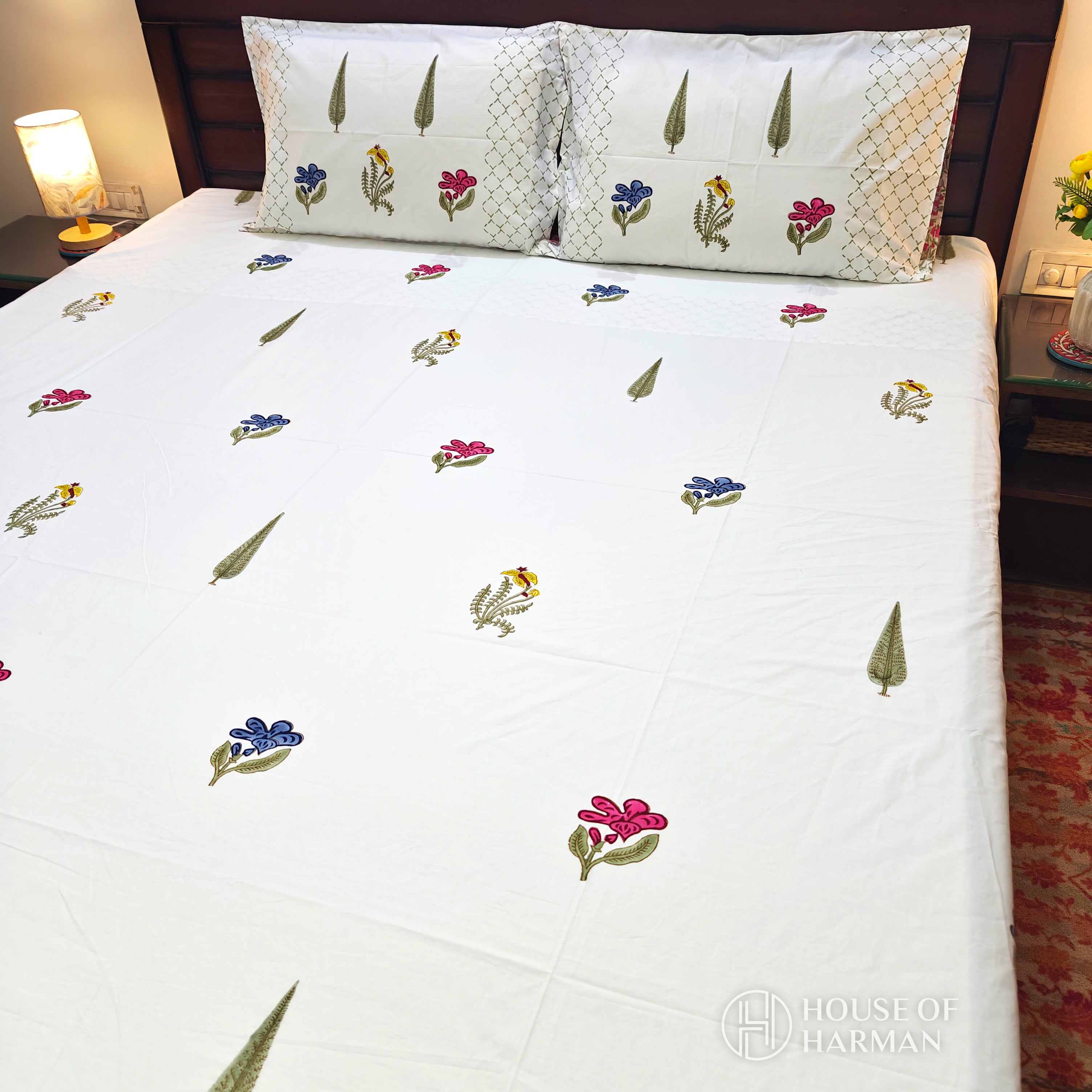 Floral Symphony Charm Bedsheet