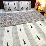 Flora Vista Elegance Bedsheet and Quilt