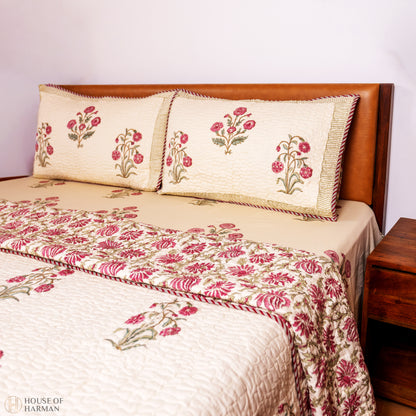 Royal Blossom Charm Bedcover