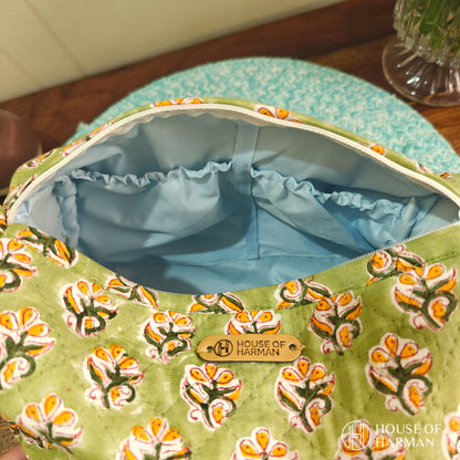 Multipurpose Pouches- Set of Three I Waterproof Lining I Four Mini Pockets Inside