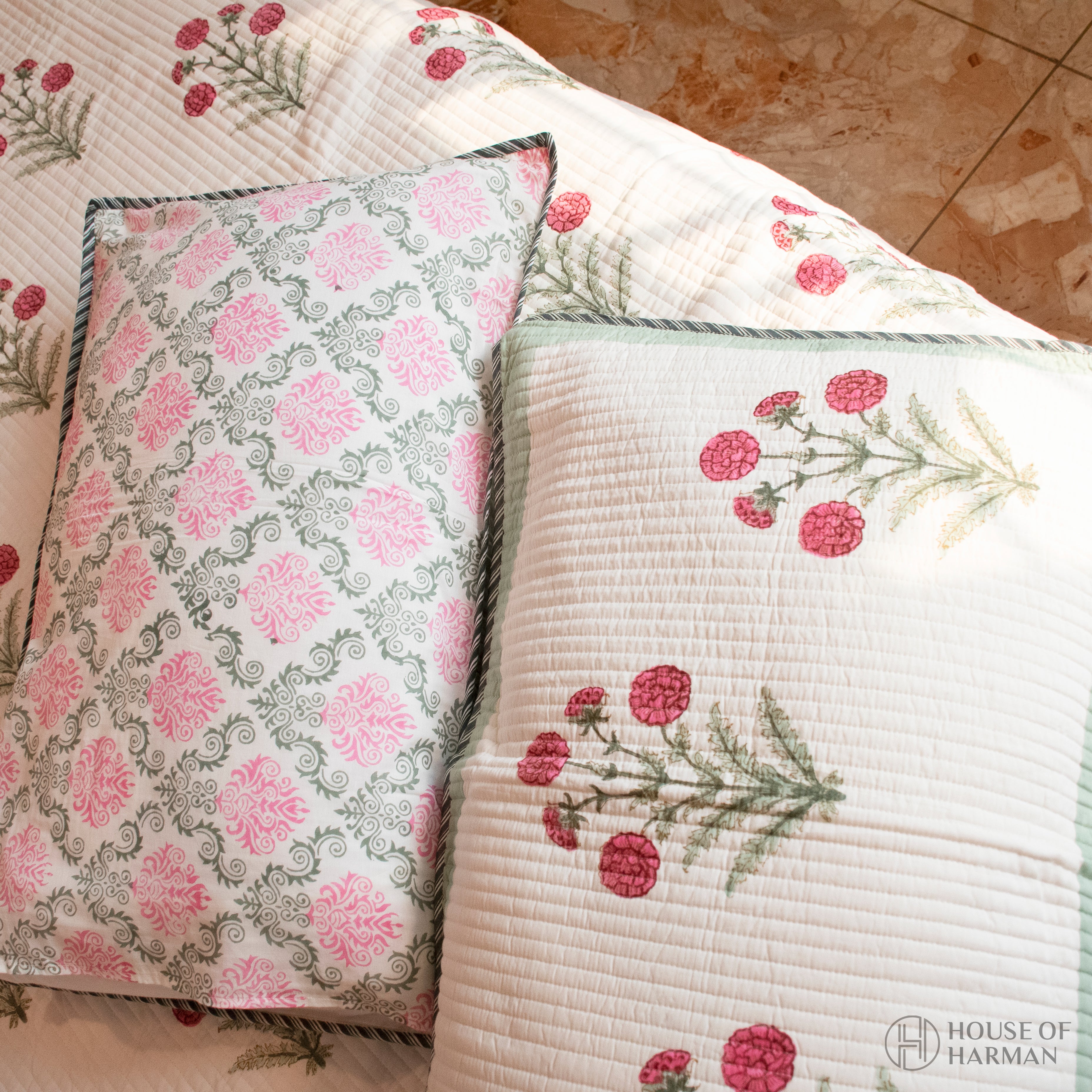 Morning Meadow Charm Bedcover