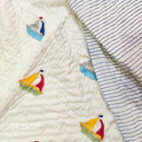 Little Voyager Sail Bedsheet and Quilt