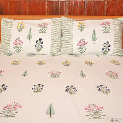Springtime Botanica Bedsheet