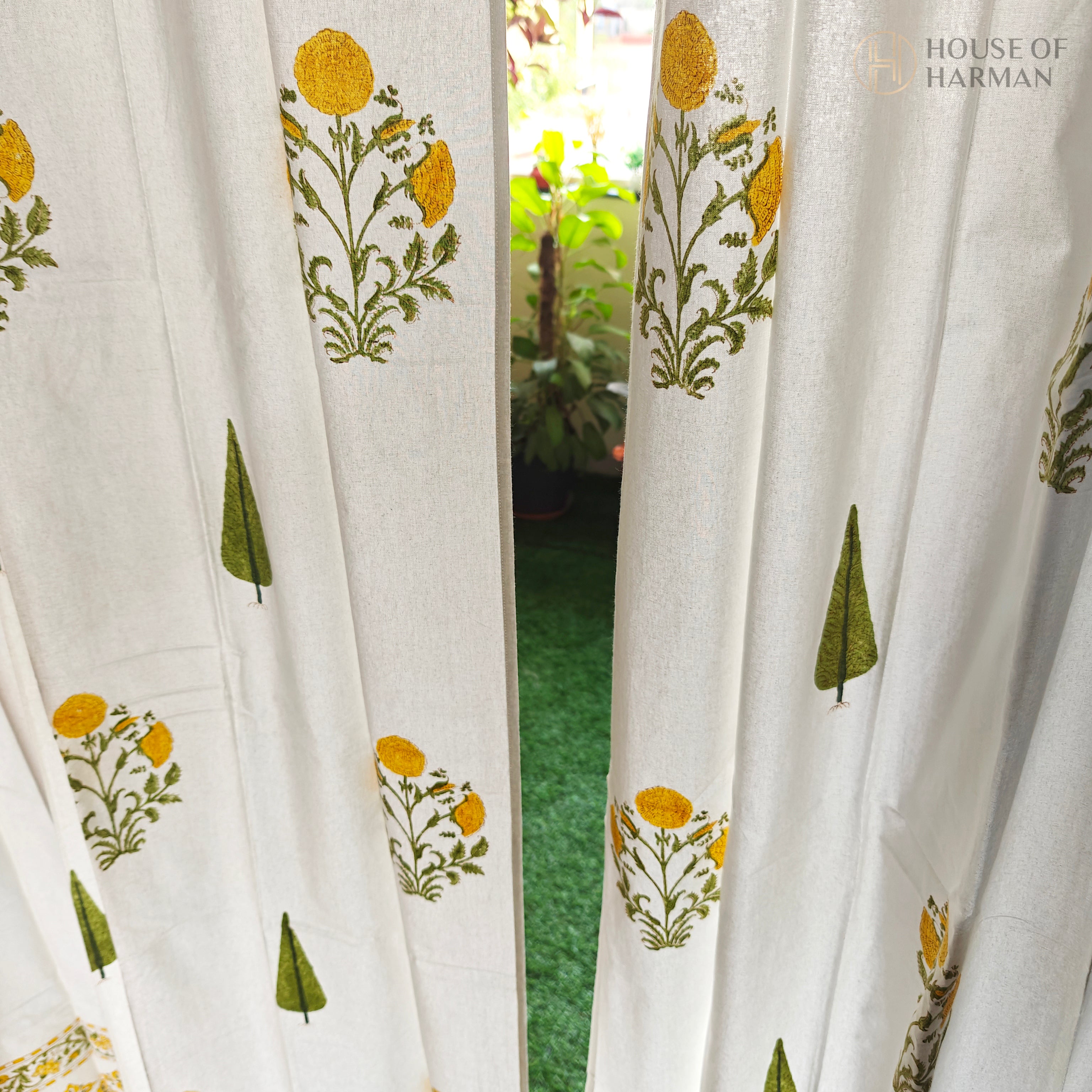 Block Print Curtain