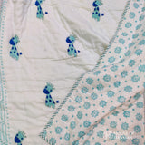 Ocean Breeze Giraffe Baby Quilt