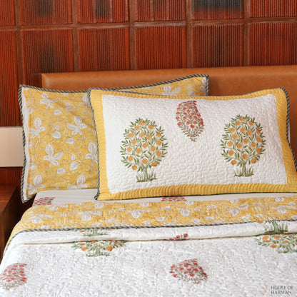 Spring Floral Canopy Bedcover