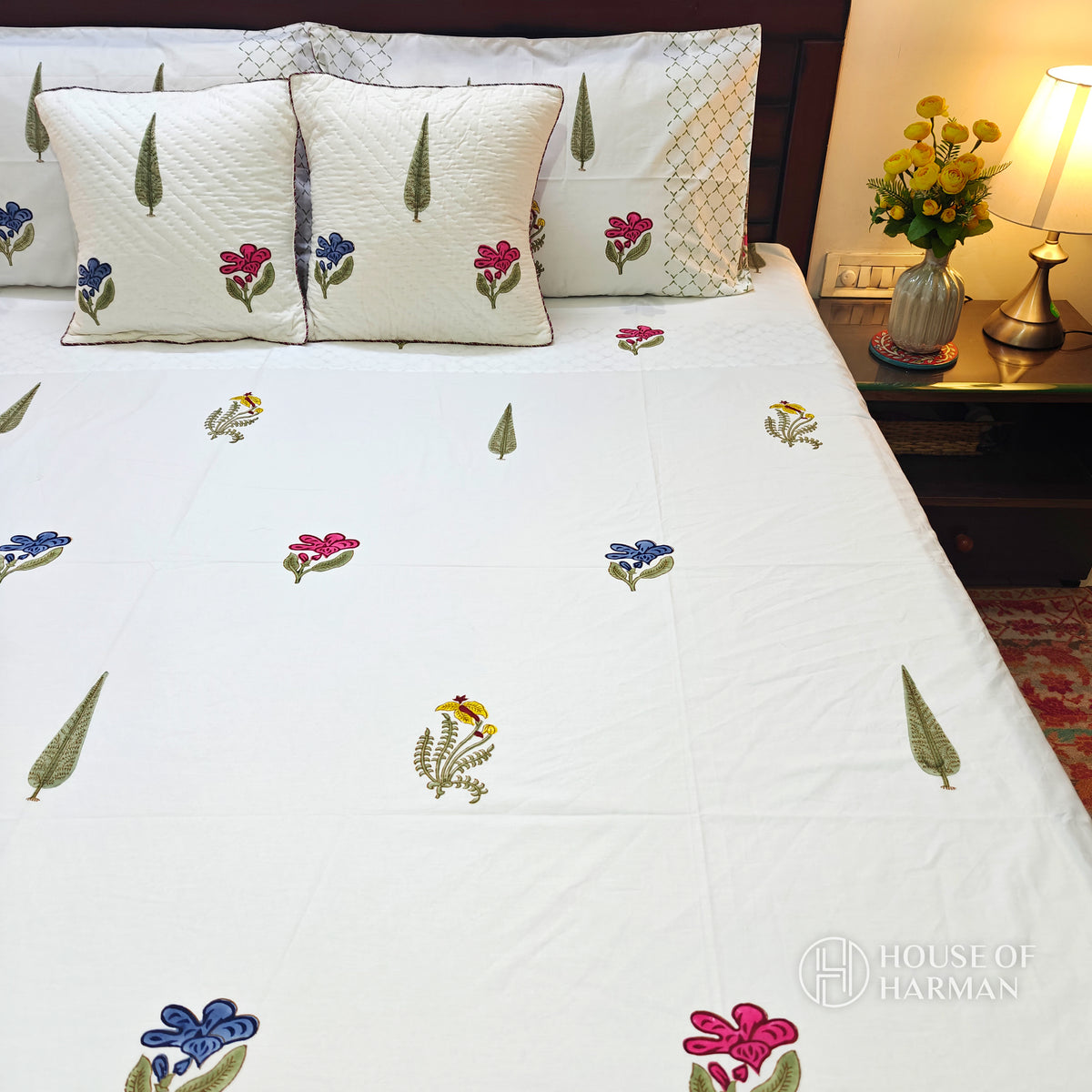 Floral Symphony Charm Bedsheet