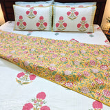 Amber Bloom Haven Bedcover