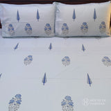 Azure Garden Charm Bedsheet