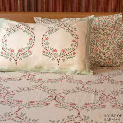 Heritage Verdant Trellis Bedsheet