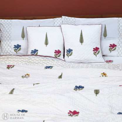 Floral Symphony Charm Quilt