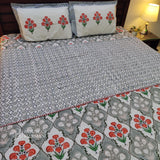 Valley of Flowers Bedsheet and Dohar