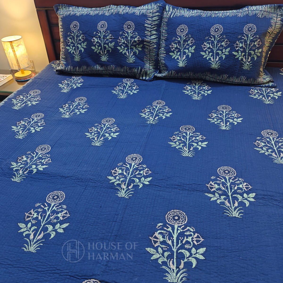 Neel Kusum Bagh Bedcover