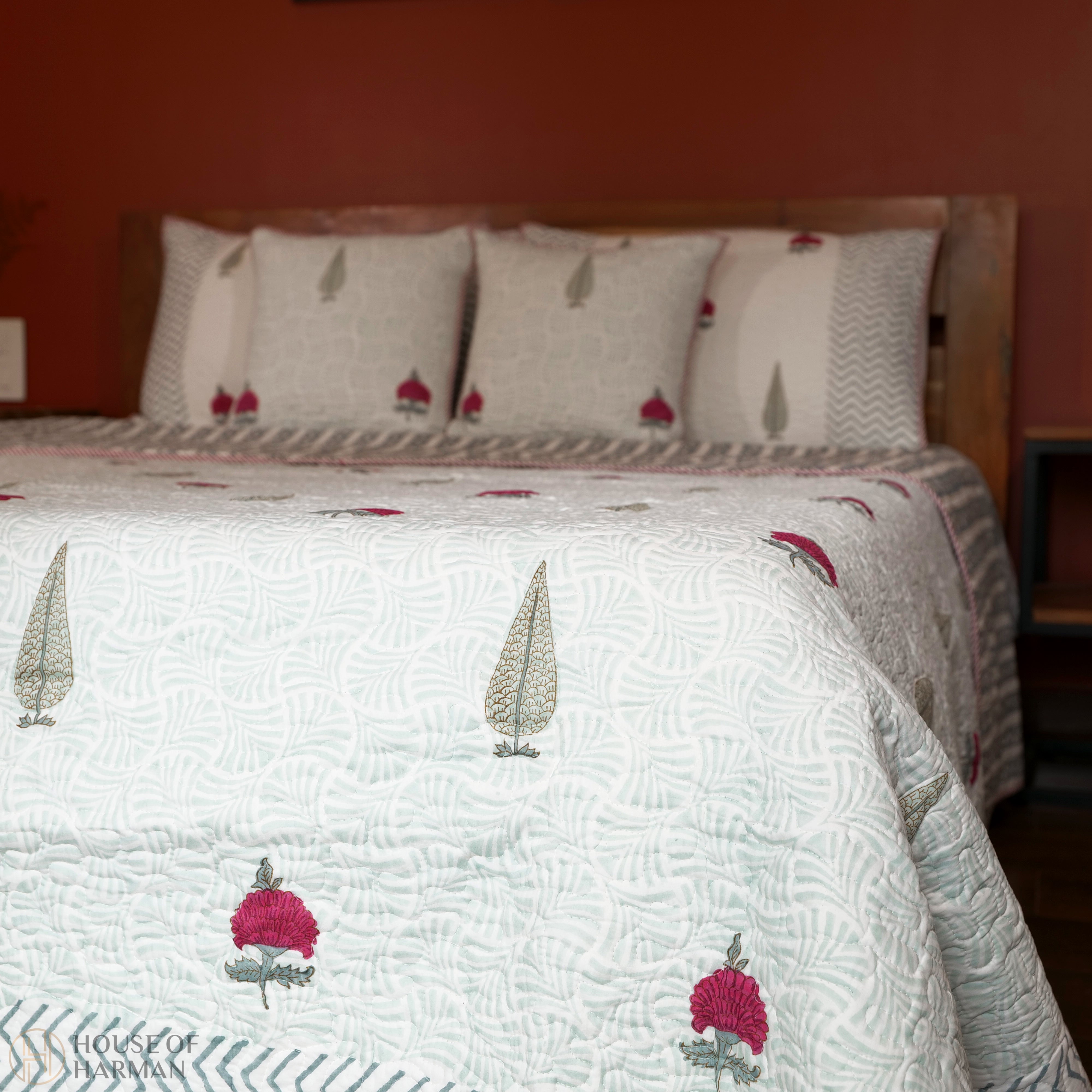 Floral Mirage Bedcover