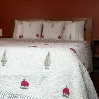 Floral Mirage Bedcover