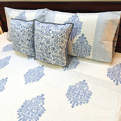 Bluebell Elegance Bedsheet
