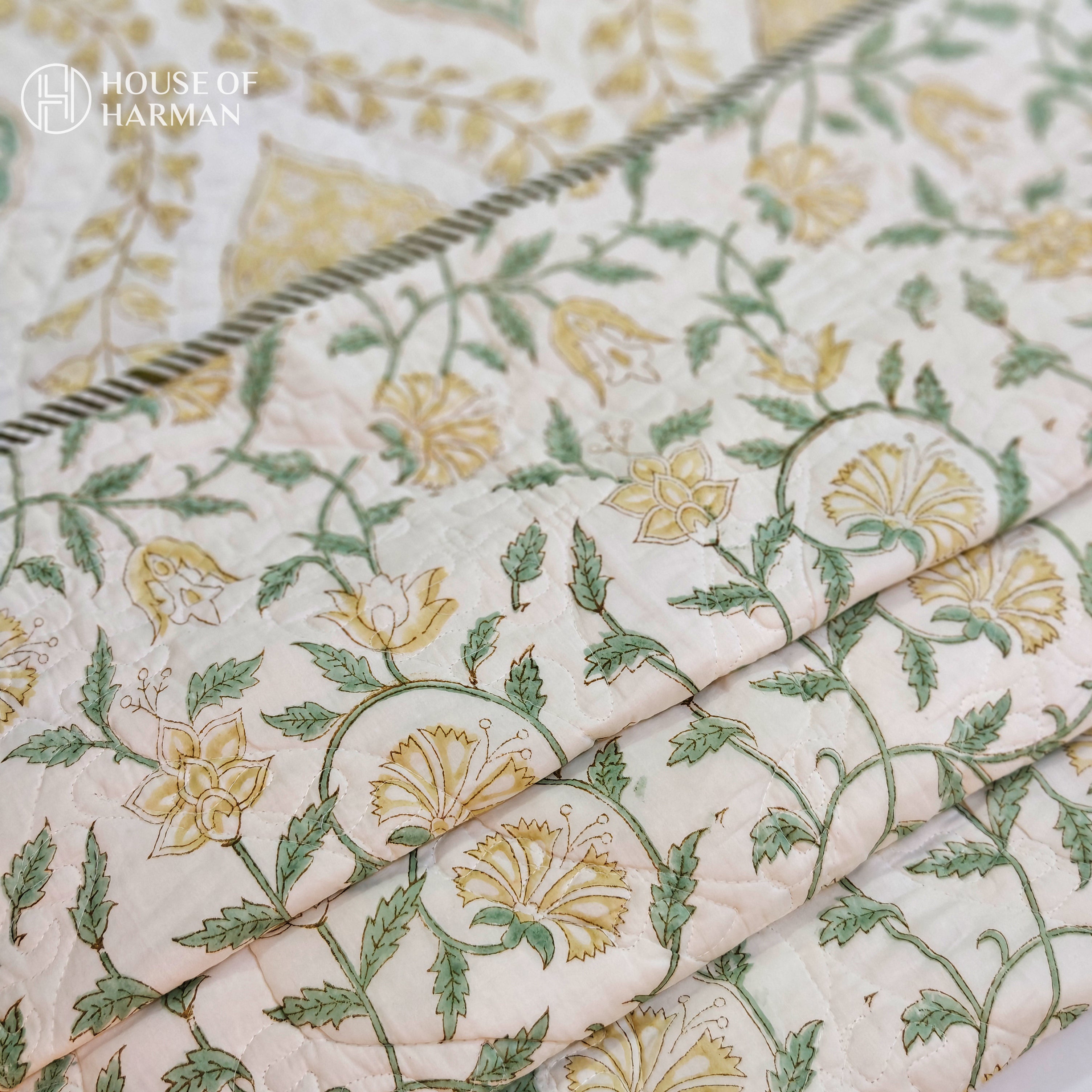 Golden Ivy Dream Bedcover