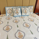 Sylvan Pine Symphony Bedsheet and Dohar