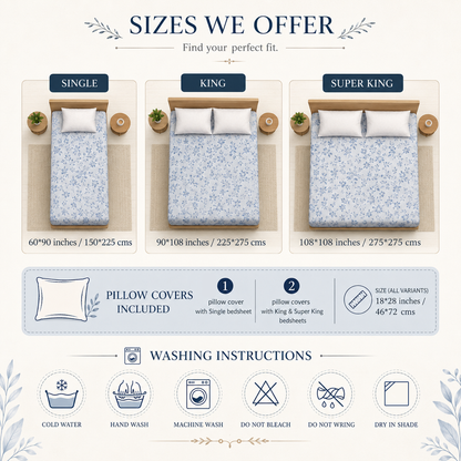 Blush Vine Harmony Bedsheet