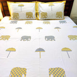 Elephant Parade Shower Bedsheet